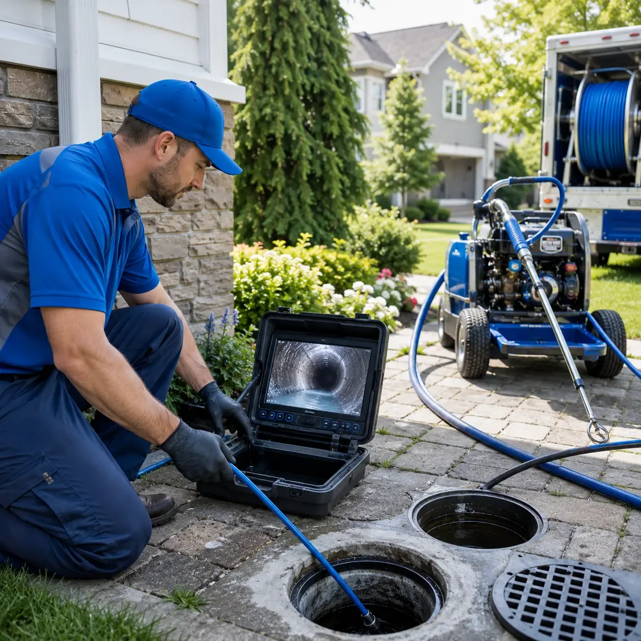 Outdoor drain cleaning professionals serving Blackwell, OK